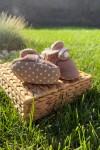 WAFFLE KUMAŞ KAYDIRMAZ TABANLI PATİK 