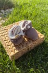 WAFFLE KUMAŞ KAYDIRMAZ TABANLI PATİK 