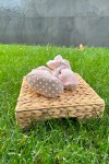 TRİKO KALP DESENLİ PEMBE PATİK TRİKO KALP DESENLİ PEMBE PATİK